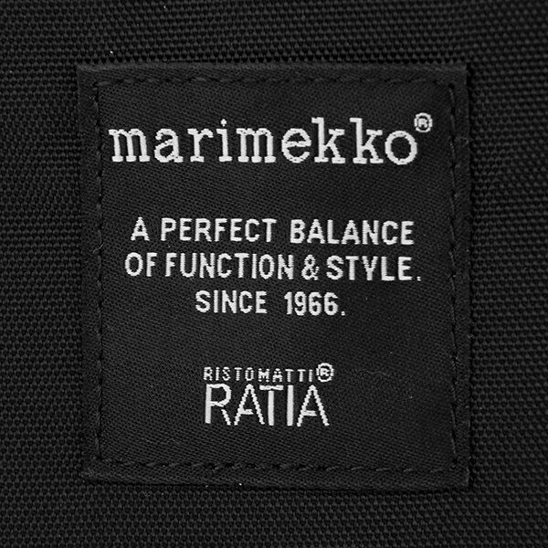 マリメッコ Marimekko リュックサック 039972 999 ローディー ブラック 黒 BLACK | ブランドストリートリング【本店】
