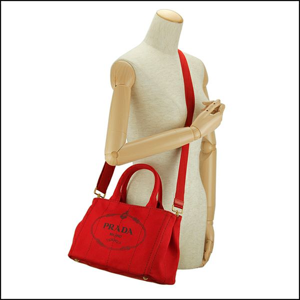 プラダ(PRADA) トートバッグ B2439G 1BG439 CANAPA カナパ ROSSO