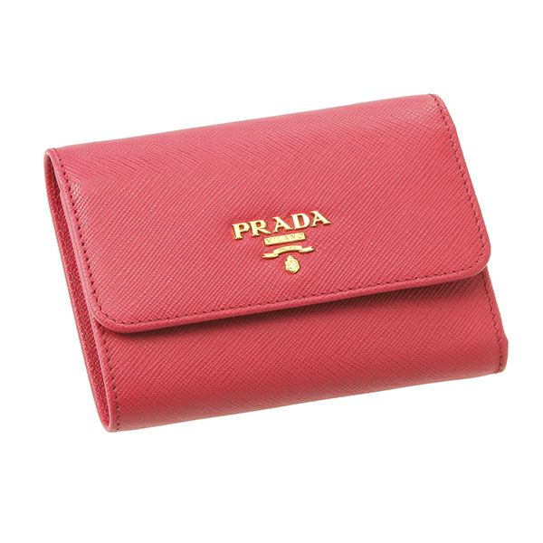 プラダ PRADA 3つ折り財布 1MH840 QWA F0505 サフィアーノ メタル