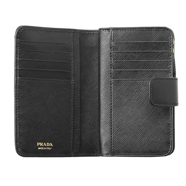 プラダ PRADA 2つ折り財布 1ML225 QWA F0002 サフィアーノ