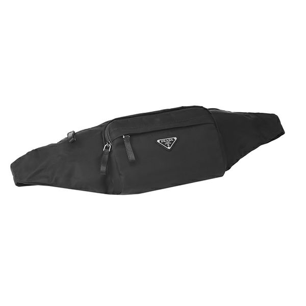 【ヴィンテージ】Rank:B☆PRADA BLACK ベルトバッグ 2VL005 PRADA プラダ ウエストバッグ ウエストポーチ ボディバッグ