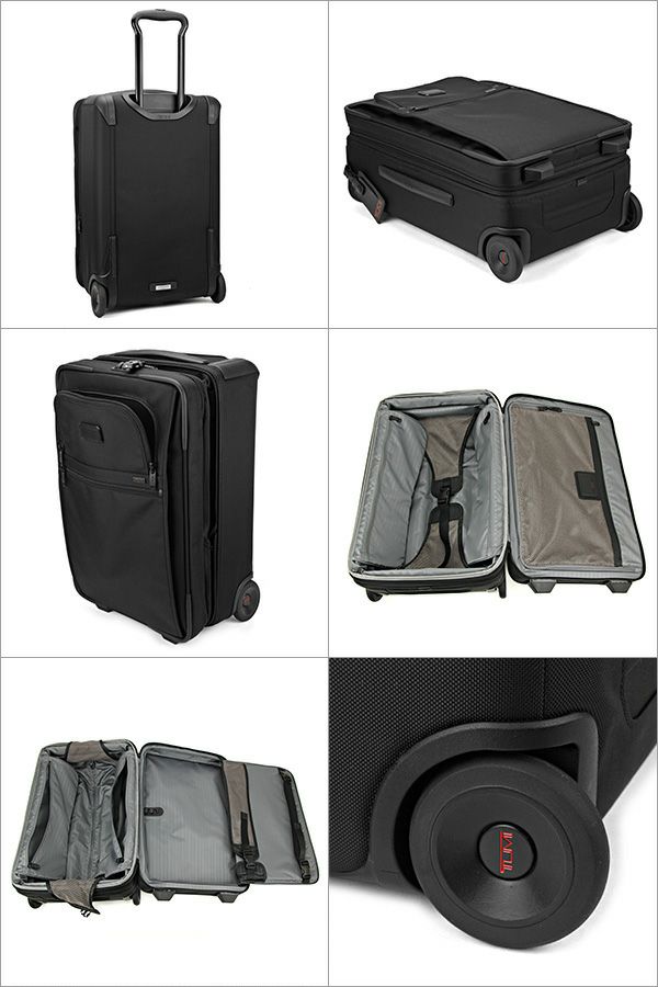 トゥミ(TUMI) キャリーケース 22020 D2 ALPHA2 アルファ2 インターナショナル・エクスパンダブル・2ウィール・キャリーオン  BLACK ブラック 黒 | ブランドストリートリング【本店】