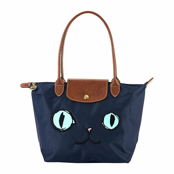 ロンシャン(LONGCHAMP) トートバッグ 2605 576 Y90 LE PLIAGE MIAOU ル・プリアージュ ミャオ TOTE BAG  S NAVY ネイビー | ブランドストリートリング【本店】