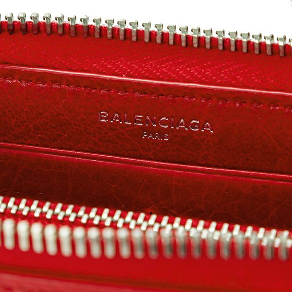 バレンシアガ BALENCIAGA 長財布(ラウンドファスナー) 541996 CU504 6420 クラシック レッド 赤 ROUGE  CARDINAL