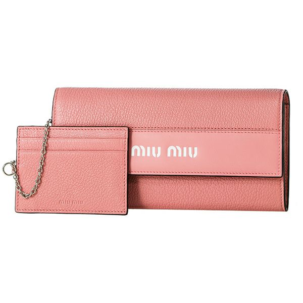 ミュウミュウ MIU MIU 長財布 5MH109 2BU4 F0028 マドラス シティ