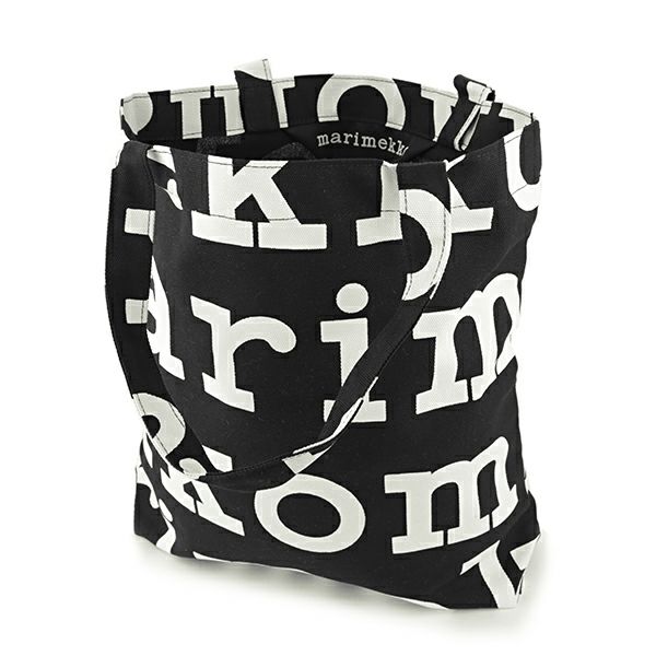 マリメッコ Marimekko トートバッグ 047312 911 ロゴ ブラック