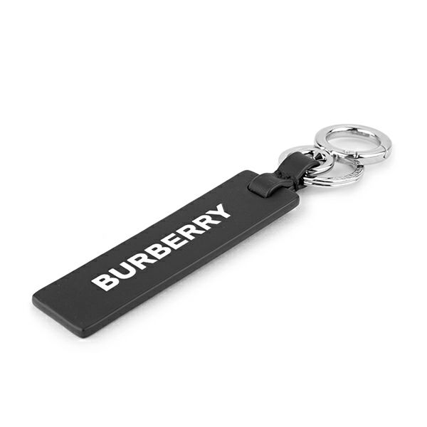 Burberry バーバリー ホースロゴレザーキーリング キーホルダー ブラック BURBERRY バーバリーホースロゴレザーキーリング キーホルダー