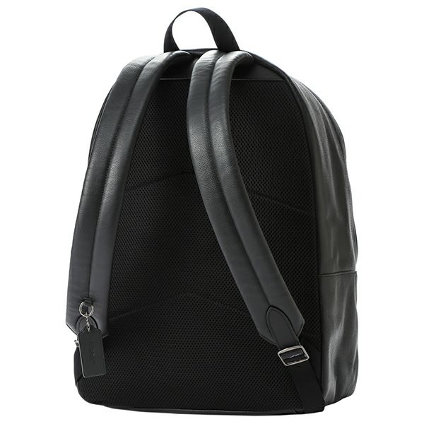COACH F49313 リュック　レザー　ブラック New Style COACH ハウストンbackpack F49313 黒 (Coach/バック