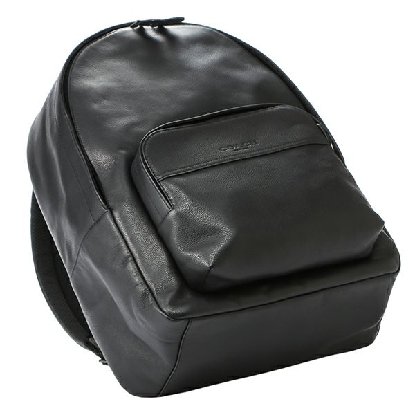 COACH F49313 リュック　レザー　ブラック New Style COACH ハウストンbackpack F49313 黒 (Coach/バック