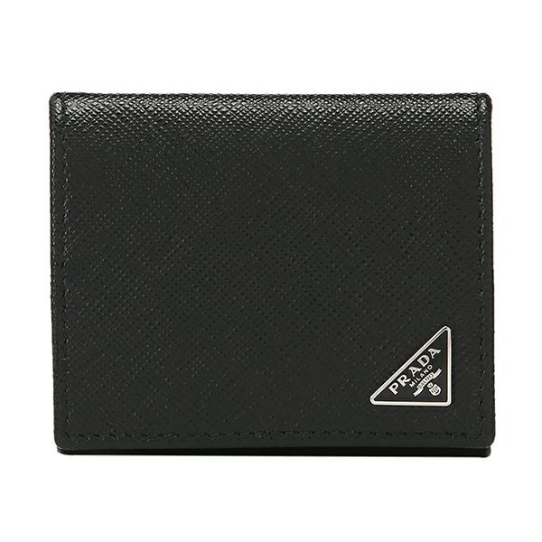 正規品／PRADA／プラダ／コインケース／小銭入れ／財布／ブラック／2MM935 プラダ(PRADA) コインケース 2MM935 QHH F0002 SAFFIANO TRIANG