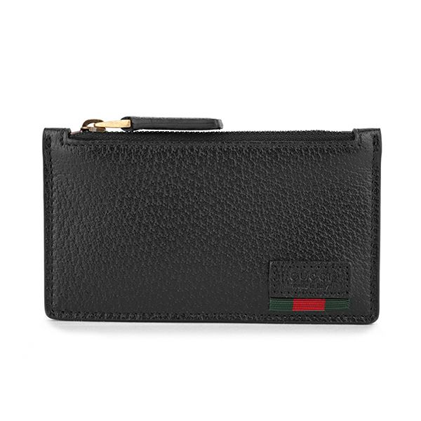 グッチ GUCCI カードケース 428757 DJ21T 1060 ダラーカーフ ブラック 黒 NERO | ブランドストリートリング【本店】