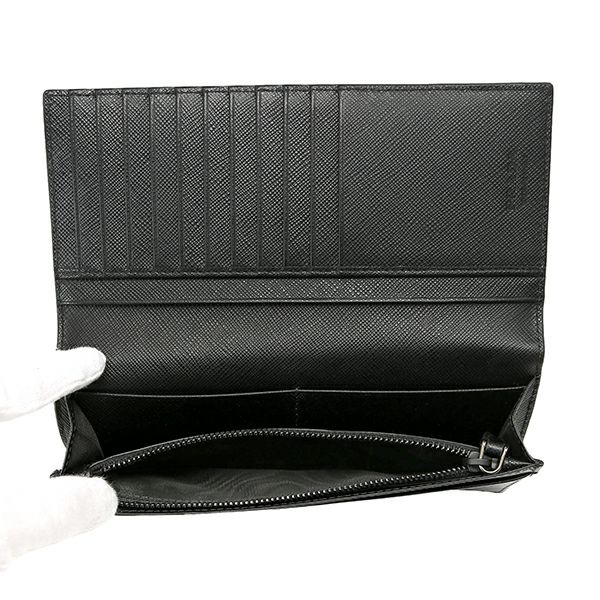 美品✨プラダ　二つ折り長財布　サフィアーノメタル　2MV836 レザー　ブラック 楽天市場】プラダ PRADA 長財布 二つ折り ロングウォレット
