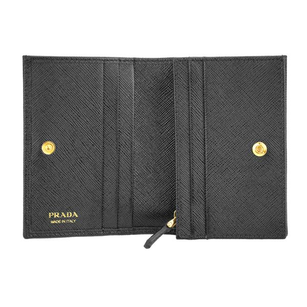 プラダ PRADA 2つ折り財布 1MV021 QWA F0002 サフィアーノ