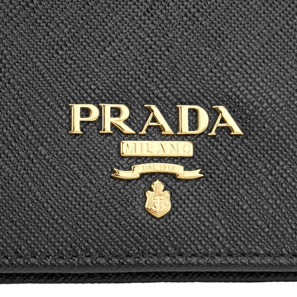 ⭐️未使用級⭐️PRADA　サフィアーノ 二つ折り財布　1MV021 ブラック pra1mv021031.jpg