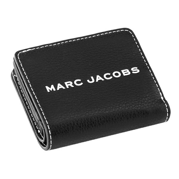 マークジェイコブス MARC JACOBS 2つ折り財布 M0014982 001 ザ テクスチャード タグ ブラック 黒/ホワイト BLACK |  ブランドストリートリング【本店】