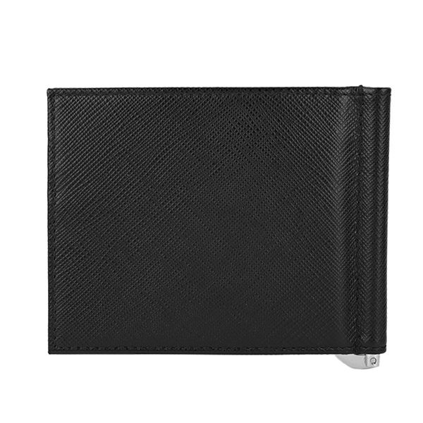 新品未使用✨PRADA プラダ　マネークリップ　2MN077 サフィアーノ　黒 すぐ届く】 PRADA プラダ サフィアーノ 財布 マネークリップ