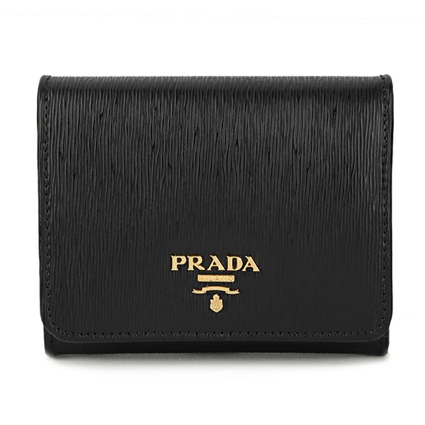 PRADA ブラック 二つ折り財布 楽天市場】プラダ 二つ折り財布 メンズ SAFFIANO TAB ブラック