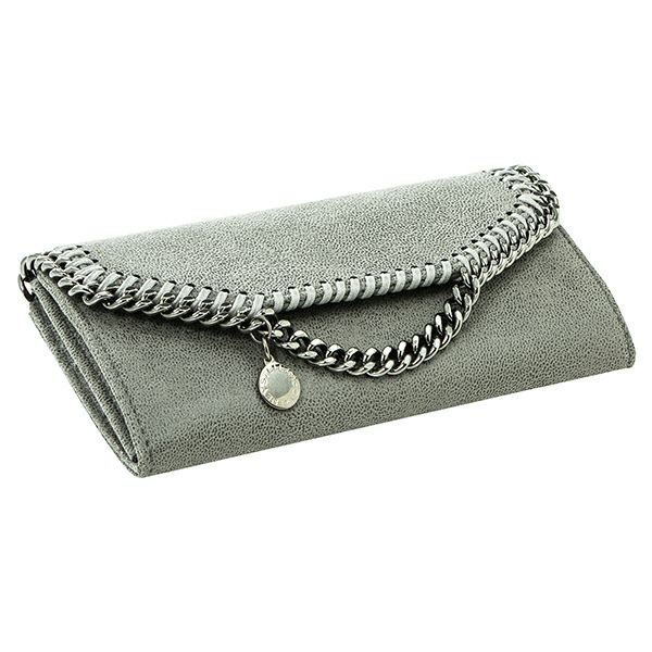 ステラ マッカートニー STELLA McCARTNEY 長財布 391835 W9132 1220 ファラベラ ライトグレー LIGHT GREY  | ブランドストリートリング【本店】