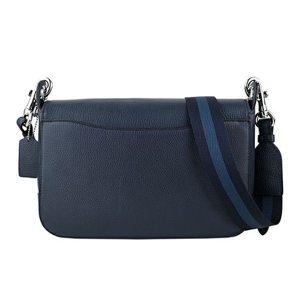 ⭐️美品⭐️コーチ スモールメッセンジャーバッグ ショルダー ジャガード レザー 紺 コーチ(COACH) レザー メッセンジャーバッグ | 通販・人気