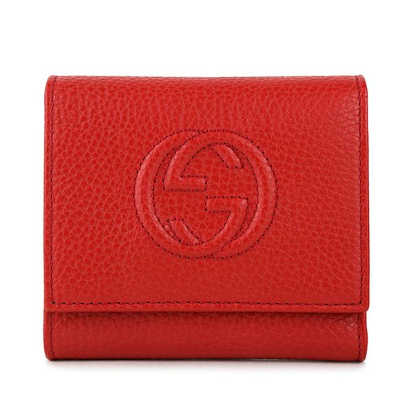 グッチ GUCCI 2つ折り財布 598207 A7M0G 6523 ソーホー レッド 赤 RED 