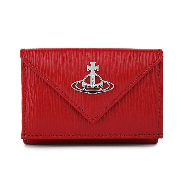 ヴィヴィアン ウエストウッド Vivienne Westwood 3つ折り財布 51150009 41038 H401 ベラ レッド 赤 RED |  ブランドストリートリング【本店】