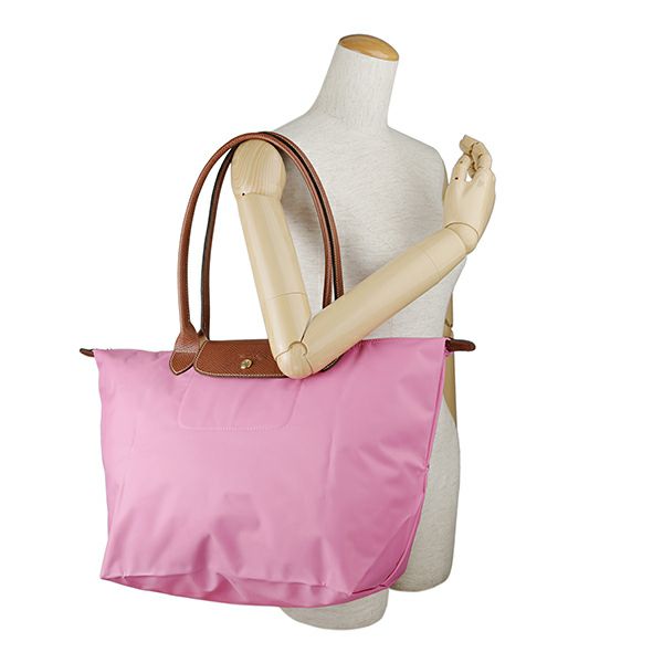 ロンシャン LONGCHAMP 089 1899 BAG L LARGE P60 PEONY TOTE かばん オフィス カジュアル カバン ギフト  ショルダーバッグ トートバッグ ナイロン バッグ ピオニー ピンク プリアージュ プレゼント ラージ ル ルプリアージュ レディース 折りたたみ  一番人気物 ル