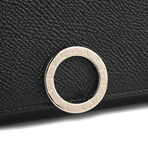 ブルガリ BVLGARI 2つ折り財布 280555 Black ブルガリ・ブルガリ
