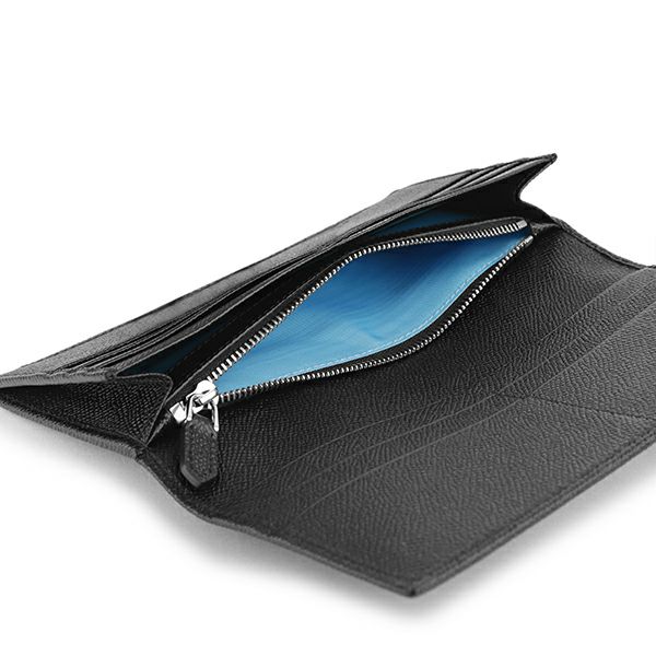 確認部分 ブルガリ BVLGARI 長財布 282233 Black ブルガリ・ブルガリ マン