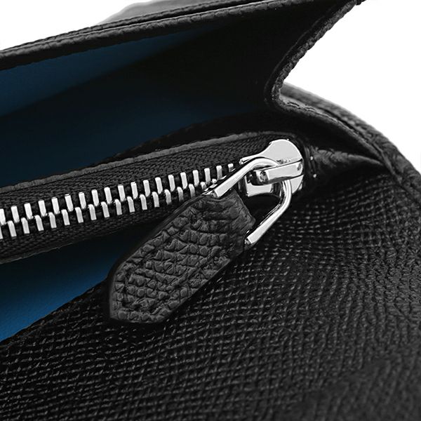 確認部分 ブルガリ BVLGARI 長財布 282233 Black ブルガリ・ブルガリ マン