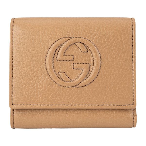 グッチ GUCCI 3つ折り財布 598207 A7M0G 2754 ソーホー ベージュ ROSE