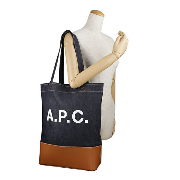 アーペーセー A.P.C. トートバッグ CODDP M61444 CAF アクセル ブルー