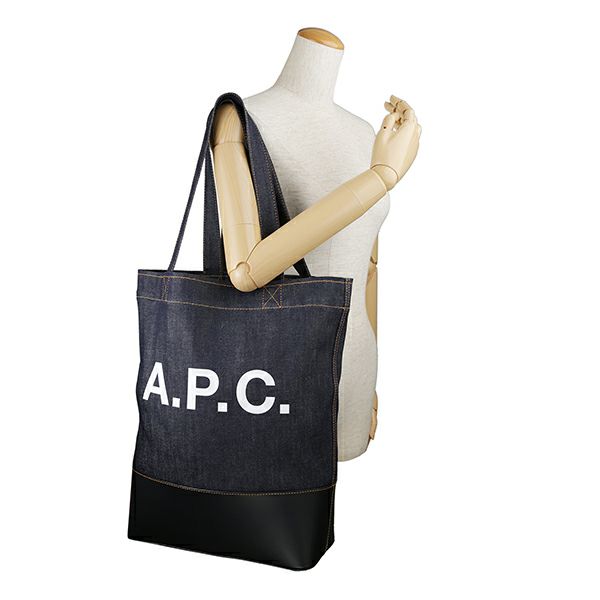 アーペーセー A.P.C. トートバッグ CODDP M61444 IAK アクセル ブルー