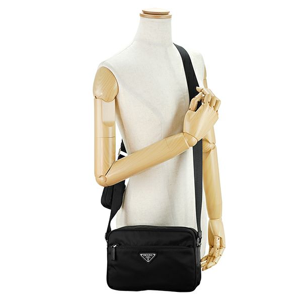 美品✨PRADA/プラダ メッセンジャーバッグ B6671 VELA 三角ロゴ