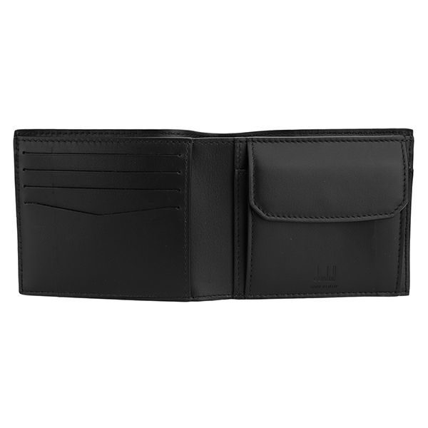 新品 ダンヒル dunhill 2つ折り財布 ローラガス ブラック