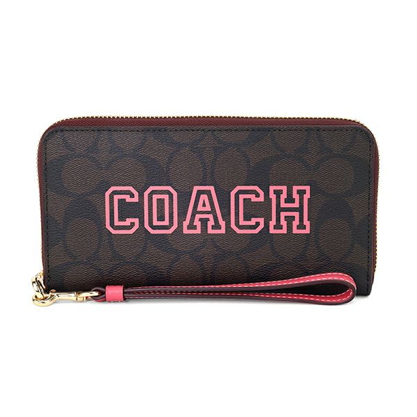 コーチ COACH 長財布(ラウンドファスナー) CB856 IMUOE シグネチャー