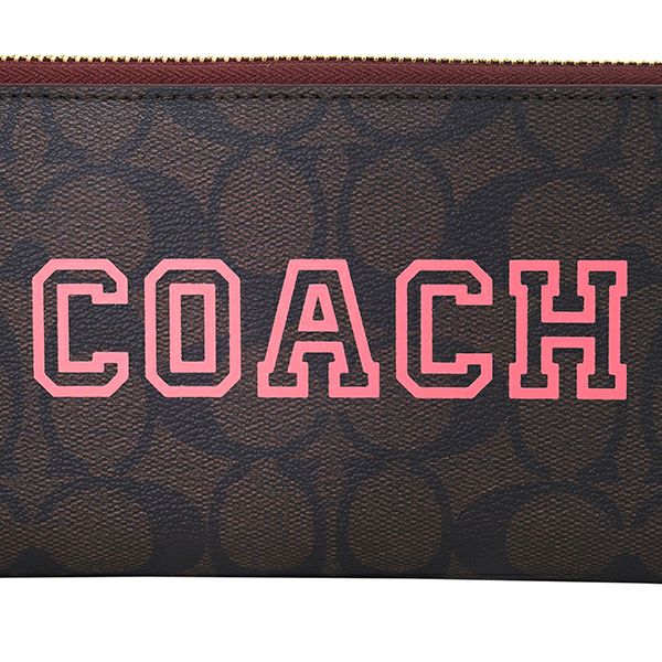 コーチ COACH 長財布(ラウンドファスナー) CB856 IMUOE シグネチャー