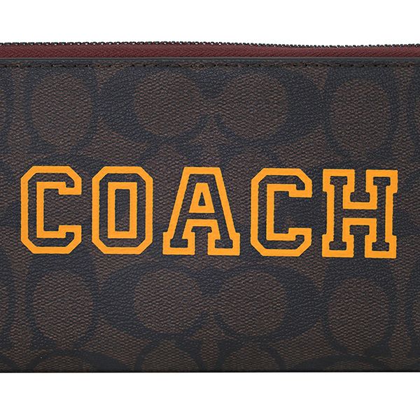 コーチ COACH 長財布(ラウンドファスナー) CB856 QBUOD シグネチャー