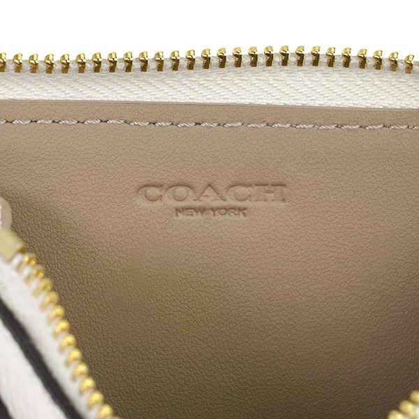 コーチ COACH カードケース CA794 IMCAH ストライプ ハートプリント