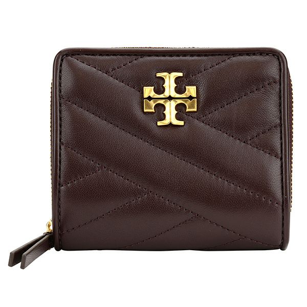 新品 トリーバーチ TORY BURCH 2つ折り財布 キラ シェブロン レッド 赤