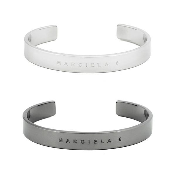 未使用品 MM6 Maison Margiela ブレスレット バングル 銀 - バングル