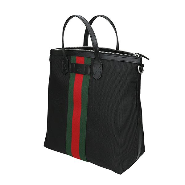 GUCCI 正規品 ロゴモチーフ キャンバス ハンドバッグ トートバッグ