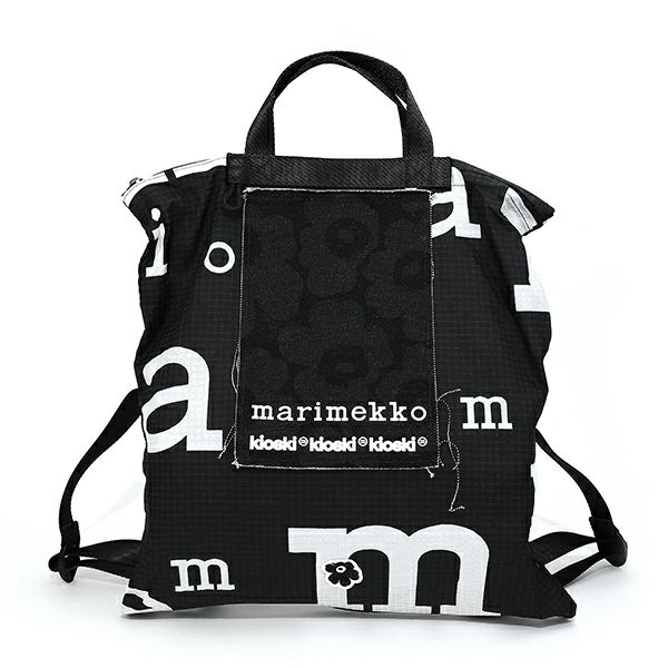 マリメッコ Marimekko リュックサック 092209 992 ファニー ブラック