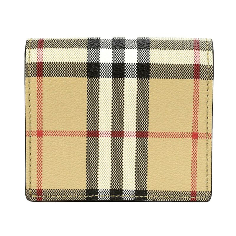 バーバリー BURBERRY 2つ折り財布 8070417 A7026 チェック＆レザー