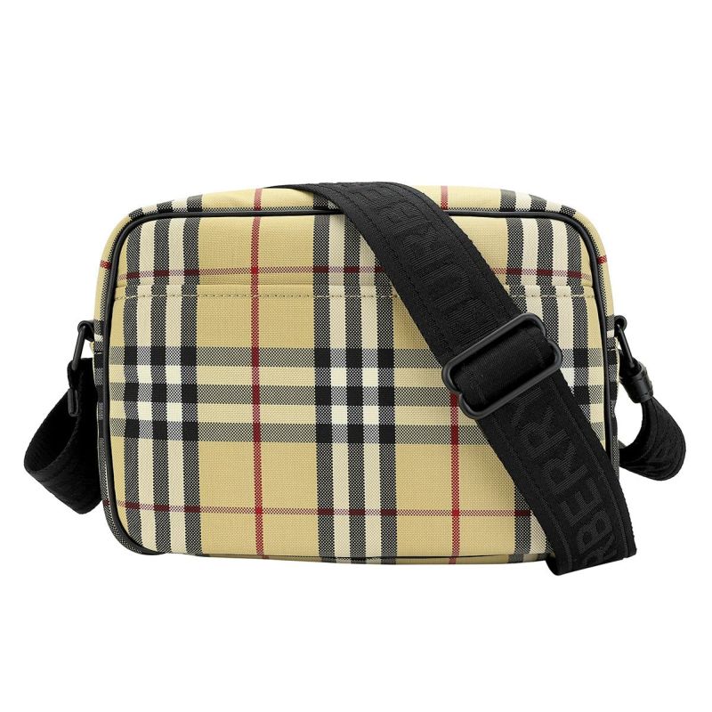Burberry ショルダーバッグ ベージュ/ブラック BURBERRY バーバリー ショルダーバッグ ノバチェック PVCx