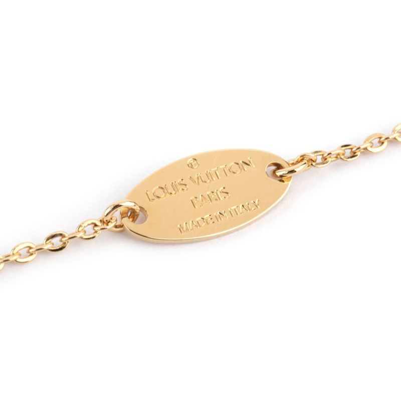 Louis Vuitton Precious nanogram tag necklace (M00599)