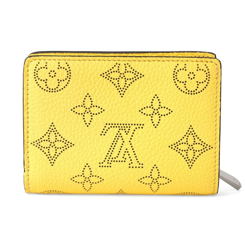 Louis Vuitton 二つ折り財布 イエロー モノグラム限定色