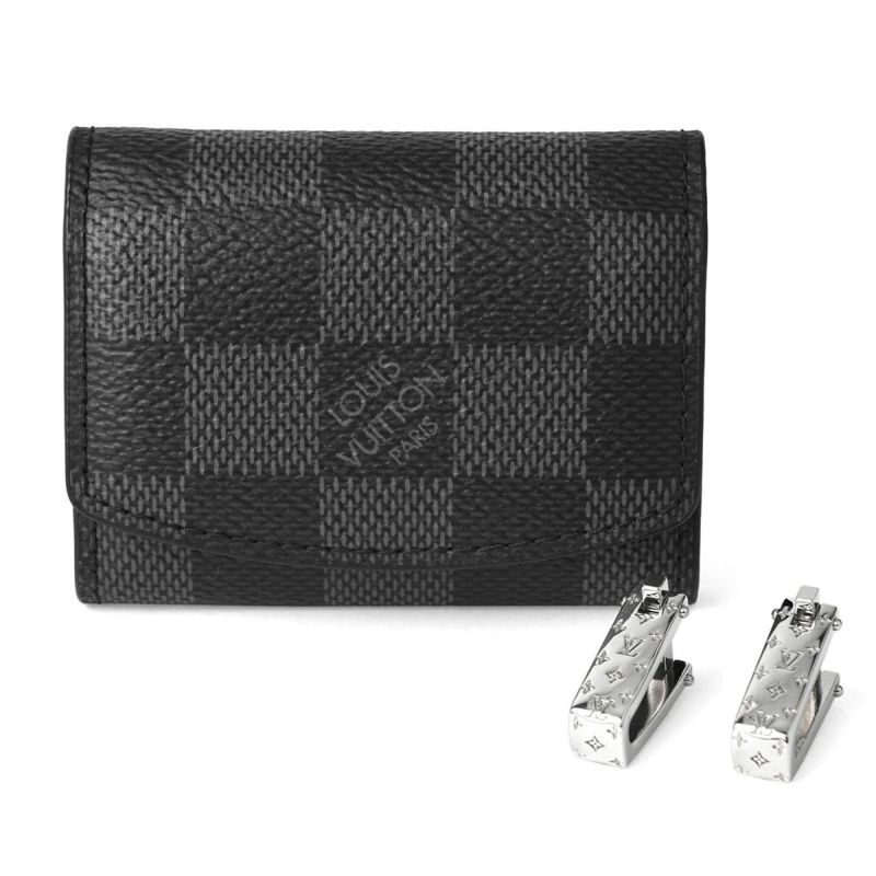 ルイヴィトン Louis Vuitton カフスボタン M00702 モノグラム シルバー