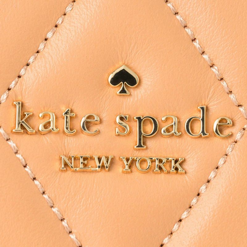 ケイトスペード kate spade 2つ折り財布 KG424 200 キャリー ブラウン ...