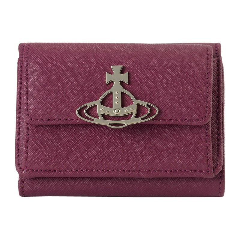 Vivienne Westwood ☆三つ折り財布 ☆・ ワインレッド箱付き