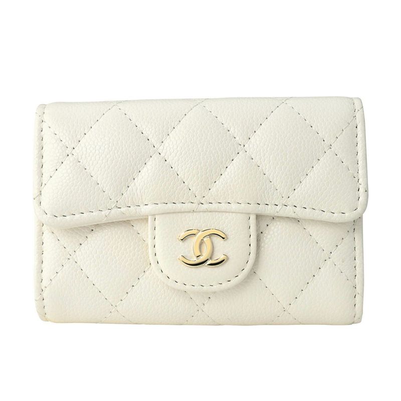 シャネル CHANEL キーケース CHANEL KEY CASE キャビアスキン ホワイト 白 WHITE | ブランドストリートリング【本店】